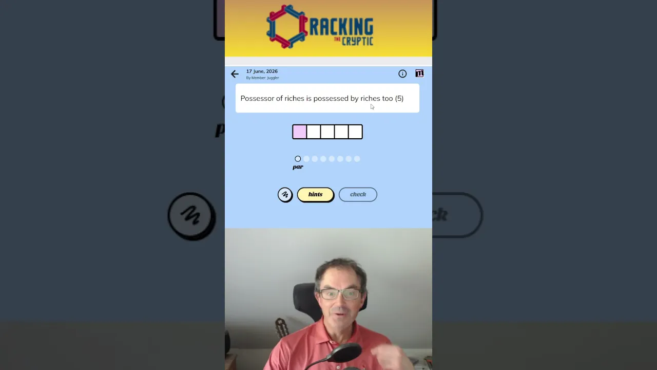 MinuteCryptic in a Minute - 17 June 2026 - PAR!