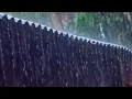 Heavy Rain Sounds for Sleeping 🌧️ Nonstop Night Rain on Roof — Instantly Calming (3 Hours)