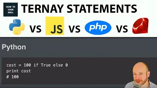 Python Ternary statements vs PHP JavaScript Ruby