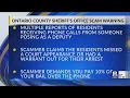 Ontario County Sheriff s Office warns of scam phone calls