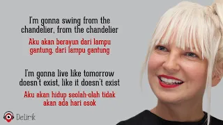 chandelier sia lirik lagu terjemahan 
