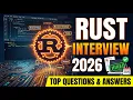 Rust Interview Questions Answers 2026 Top Rust Backend Interview Questions