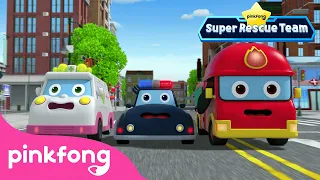 Download Let's Fight Against the Criminal!🚨 | @SuperRescueTeam  | Car Song \u0026 Story | Pinkfong Baby Shark MP3
