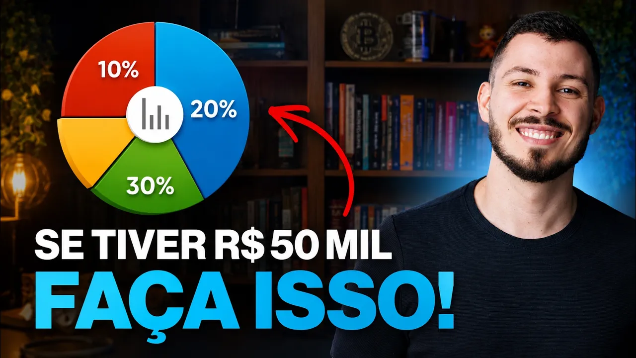 Se eu tivesse R$ 50.000 pra começar a investir do zero, faria isso...