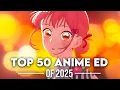 My Top 50 Anime Endings of 2025