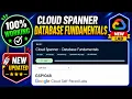 Cloud Spanner - Database Fundamentals GSP1048