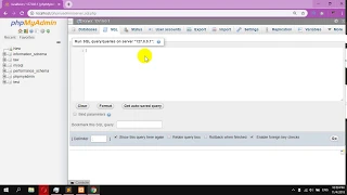 How to run SQL queries in phpMyAdmin