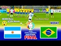 PES 2021 - ARGENTINA vs BRAZIL Final - Copa America 2021 - eFootball Gameplay - Neymar vs Messi