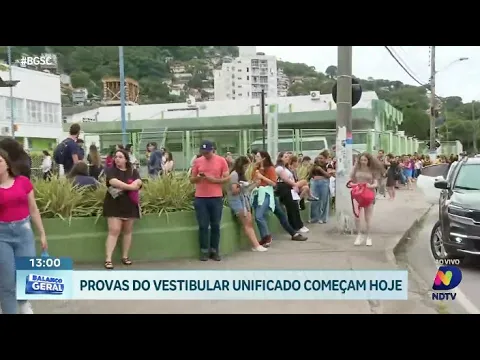 Rumo à universidade: neste sábado inicia a etapa inicial do Vestibular Unificado em Santa Catarina