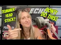 How to replace your STIHL trimmer head AND how to fix it if it is STUCK
