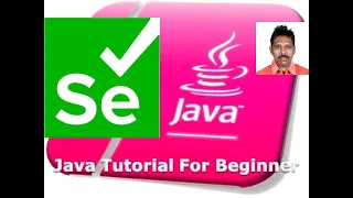 Java Programming Summary for Selenium Java for Beginners G C Reddy