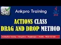 Selenium with Java 29 - Actions class drag and drop method explained in detail with example