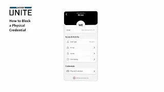 Weiser UNITE How To Block A Physical User - EN