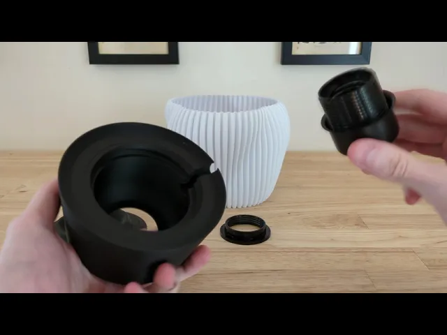 Trysta Table Lamp - STL and Bambu 3MF video thumbnail