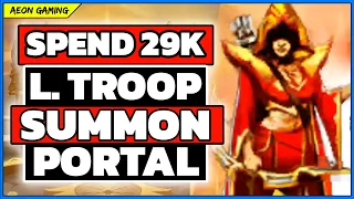  spend 29k gems in the legendary troop summon portal in beta v75 4 empires u0026 puzzles 