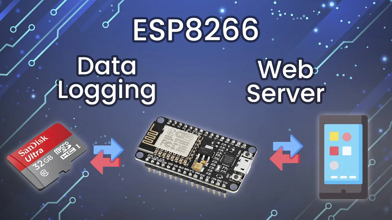 ESP8266 Data Logging and Web Server Viewer