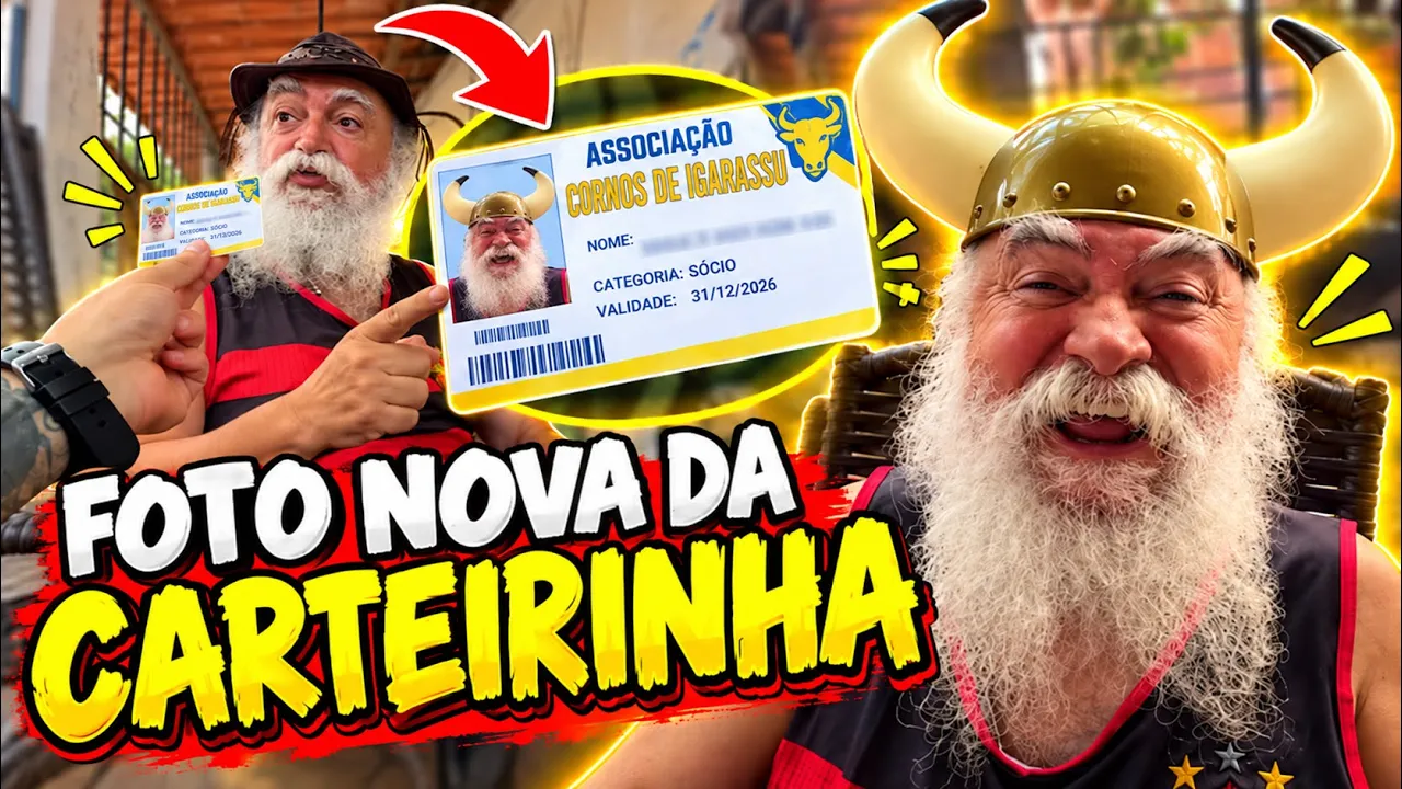AGORA SIM A FOTO NOVA DA CARTEIRINHA DOS CORNOS DE IGARASSU | LUIZ DO SOM