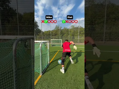 Speed Challenge vs Mike🤯🧤 #gripmode #goalkeeper #football