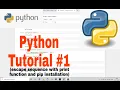 Escape sequence in print function and pip installation of python Python Tutorial