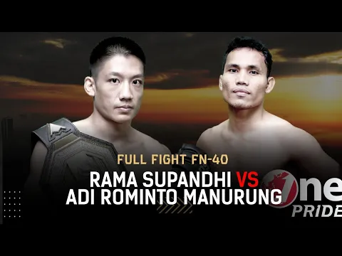 Partai Panas! ? Rama Supandhi VS Adi Rominto || Full Fight One Pride MMA FN 40