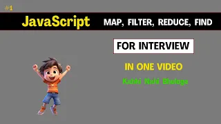 Map Filter Reduce Find in one JS interview Question Explained Hindi English