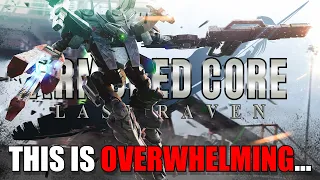 armored core last raven is an unforgivingly brutal game 