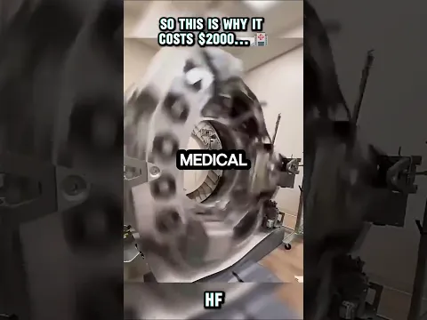 Inside a CT scan machine... 🏥