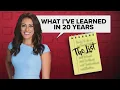 The List What I ve learned in 20 years according to Lauren Jiggetts