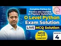 O Level Python Programming M3-R5 Previous Year Questions Answers Live Session