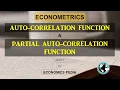 28 AUTOCORRELATION PARTIAL AUTOCORRELATION FUNCTION AR MA and ARMA series Econometrics part1