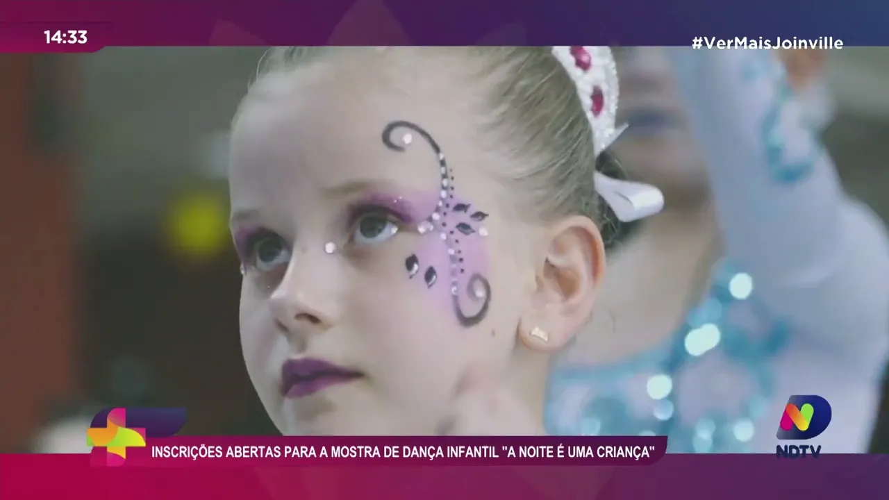 Inscrições abertas para a mostra de dança infantil "A Noite é uma Criança ''