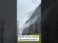Spiral stratus clouds lauterbrunnen