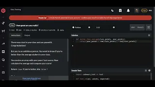 Codewars How good are you really Python 8 kyu