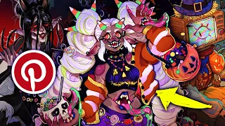 Turning Pinterest images into MONSTER GIRLS CHARACTER DESIGN CHALLENGE