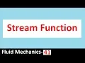 Stream Function Definition Key Points Fluid Mechanics - 41