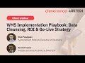 WMS Implementation Playbook Data Cleansing ROI Go-Live Strategy