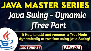 Java Swing Dynamic JTree Part Add Remove a tree node dynamically at runtime using Java swing