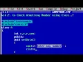 C program to check Armstrong Number or Not using Class Armstrong Number in C using while loop