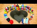 Download Lagu How to make HEART with Cement, iPhone 16 vs Samsung Z Fold6 vs Fanta, 7up, Coca Cola and Mentos