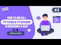 How to Install Python and PyCharm on Windows Mac 2023 Easy Step-by-Step Guide