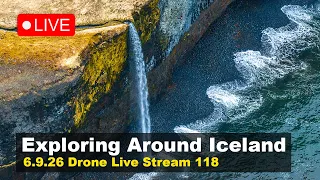 Skagi, North Iceland - Drone Live Stream part 2