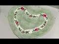 Heart Shaped Non Slip Bathroom Mat Soft and Comfortable