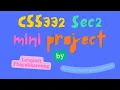 CSS332 sec2 mini project