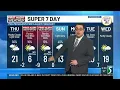 Super 7 Day First Alert Forecast Thursday morning Jan 22