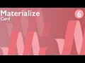 Materialize CSS Tutorial 6 - Cards