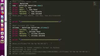Python How to get Current Local Time and UTC Time