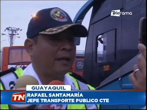 CTE verifica el estado de los buses interprovinciales en la terminal
