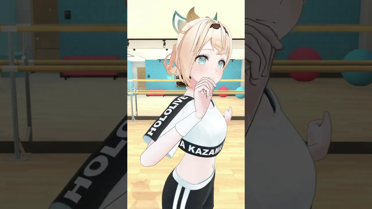 MV50万再生感謝✨️ダンスレッスンのときのお遊び?#shorts #風真いろは #ダンスレッスン#魔法少女まじかるござる #ホロライブ