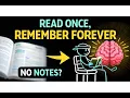 Stop Writing Notes Learn to Take Mental Screenshots of Textbooks