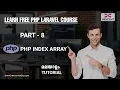 PART 8 PHP INDEX ARRAY PHP MALAYALAM TUTORIAL FOR BEGINNERS HEXCENT